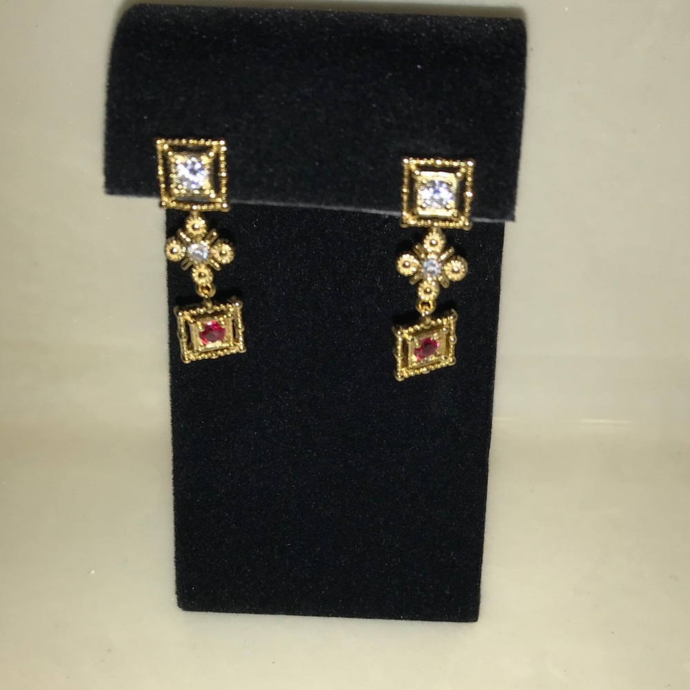 18k Gold Vermeil Earrings - Picture 5 of 8